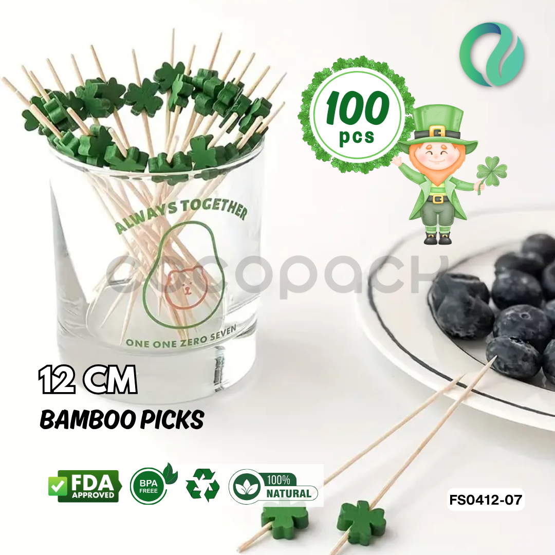 Decorative Festive Bamboo Picks 12cm - Gambar 27