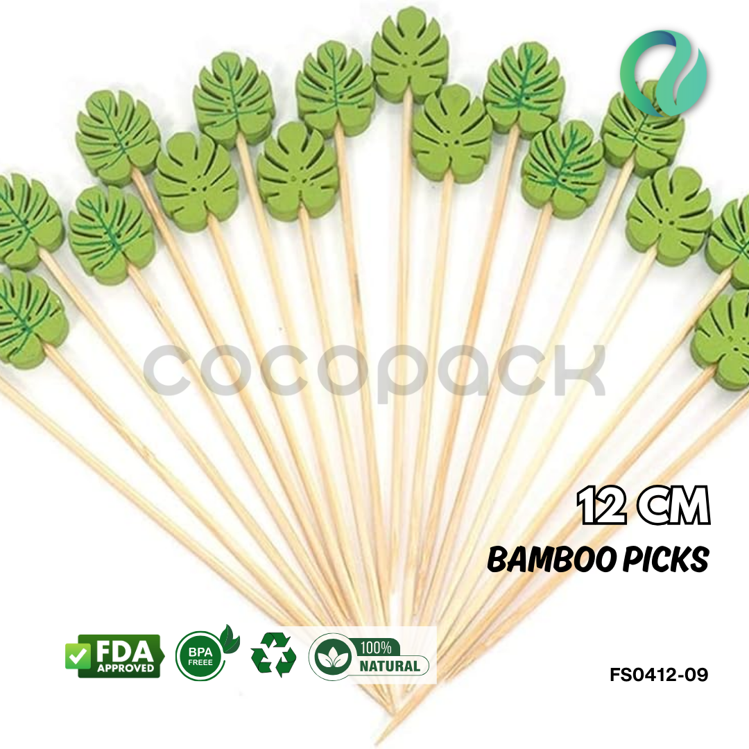 Decorative Hawaii Aloha Bamboo Picks 12cm - Gambar 19