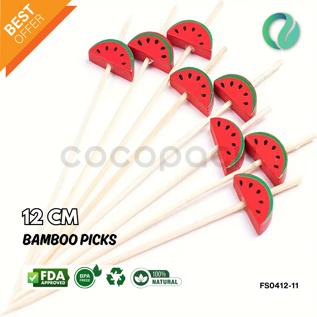 Decorative Hawaii Aloha Bamboo Picks 12cm - Gambar 29