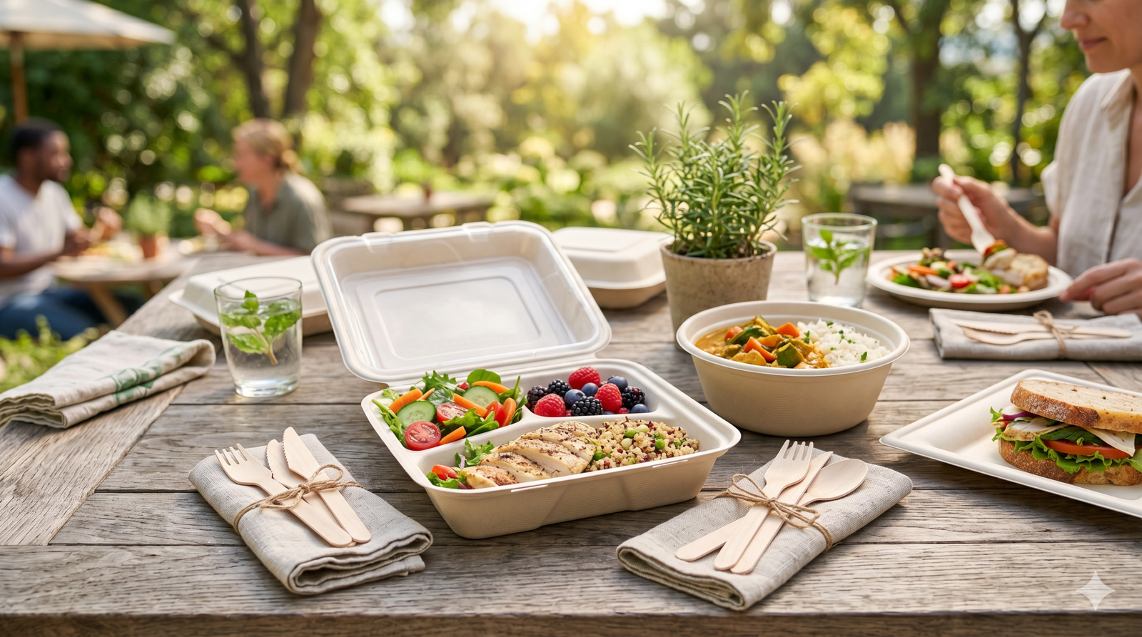 bagasse food container