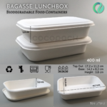 Bagasse Bento Box 400 ml