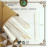 Wooden Coffee Stirrer 11 cm