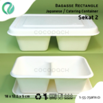 Bagasse Bento Box 400 ml