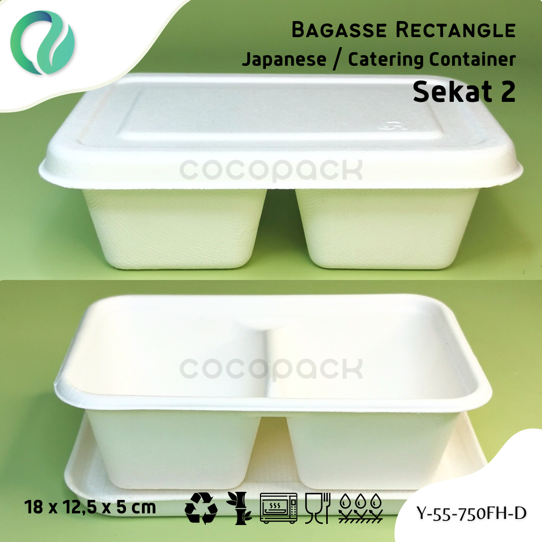 Bagasse Bento Box 400 ml